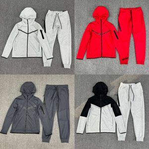 TrackSuity Męskie Oryginalne Tech Fleece Men Tracksuit 100 Bawełniany zima Dostosuj modę 2PCS Man Bluza i Sweatpant 230403