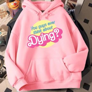 Polos du vapen någonsin tänker på sweatshirt kvinna roliga ryans gosling hoodie pullover fleece varm kappa harajuku unisex klädrock