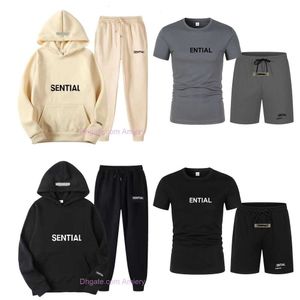 Herren Tracksuit Fashion Ess Sweatsuit Männer zweiteiliger Sommer- und Herbst -Hiphop -Hosen Männlich Streetwear Damen Buchstaben Print Track Anzüge 2 Stück Sportswear