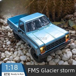 Auto elettrica/RC FMS 1/18 RC Glacier Storm Storm Remote Control Cars Simulazione Mini Truck 4WD Off-Road Crawler RC per adulti 240424