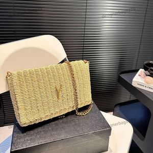 Projektanci Bag worka Raffias metalowa torebka torebki torebki luksusowe męskie portfele koperta crossbody clutch słomka torba na ramię plażowe