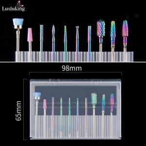 マニキュア用マニキュア用のセラミックタングステンカッタービットマシンミリングカッター用ネイルアート機器ツールビットネイルアート機器ツール