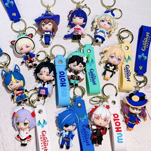 3D cartoon keychain toy cute action picture pendant keychain backpack keychain decoration