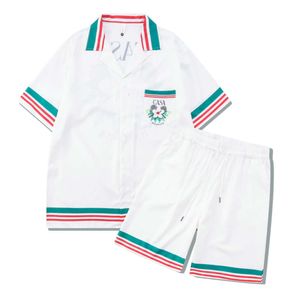 High Street Uomini che abbinano camicia floreale set CASA CUBAN CAFTICH SHORTS SHOTHS SHOTHS ABBIGLIAMENTO MENS