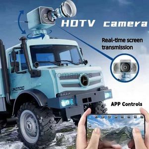 Electric/RC Car CX003 RC Truck1 16 Model 4WD 2.4GHz RC Car with Headlight TPR vacuum Tyres Remote Control Off-road Truck RTR Toys 240424