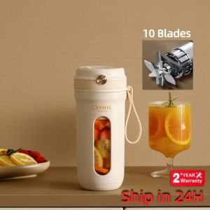 Juicers Blender portatile 350 ml 10 Smuffo elettrico Blade Fruit Fruit Fruit USB Smoothie Riduccetto Fiducia