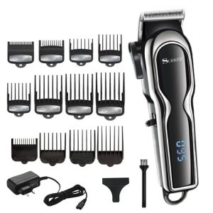 Clippers Cordless Mächtiges Haar Clipper Professioneller Haarschneider für Männer elektrische Haarschneider Haarschneidemaschine Haarschnitt verstellbar