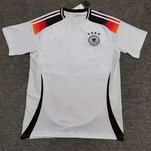 Jerseys de futebol 24-25 Edição da copa da copa da camisa de futebol alemã e tamanho 14, Mushara 19, SANE FAN VERSION