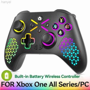 Spelkontroller Joysticks Wireless Gamepad med sex Axis GyroScope Game Controller för Xbox One Xbox Seris S Xbox Series X Console Win 7 8 10 Dual Vibra D240424