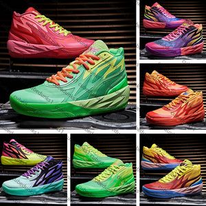 Three Ball Second Generation Mandarin Duck Basketball Shoes Men Designer Children MB01 First Generation Sneakers Female Outdoor Training Competition Shoe 34-45