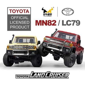 Electric/RC Car New MN82 Remote-Controlled Toy Car 1 12 Model Car RC Climbing Off-Road fordon Pickup Truck Childrens Toy Gift 240424