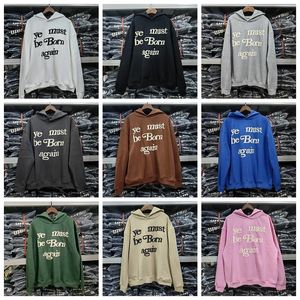 パーカーメンズパーカーcpfm ye ye bor born gaur gaur retterprinted high streetヒップホップパーカー9カラーフード付きスウェットシャツ