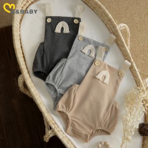 ワンピースMababy 018m夏の新生児幼児の赤ちゃんRomper幼児少年レインボージャンプスーツオーバーズかわいい服