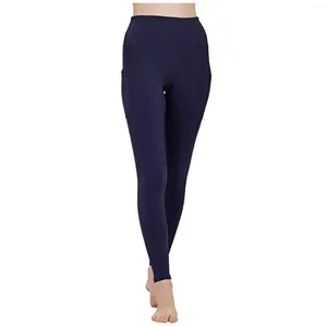 Women's Pants Women Soft High Waist Stretch Pleated Yoga Casual Seven Points Leggings Maternity Raises Over The Belly