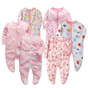 Piece quattro stagioni 012 mesi per bambini Rompeggianti neonati Girlsboys 100%Cotton of Long Piece per bambini Abbigliamento per bambini Piani a buon mercato