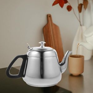 Geschirrsets Kessel Tea Pot Herd Pots Edelstahl Pitcher Kessel tragbare Home Teekanne Office Induktion Kochfeld