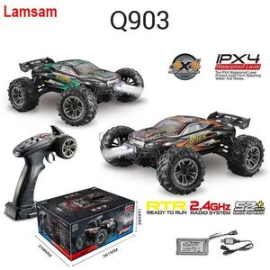 Electric/RC Car XinLehong Q903 RC Car 1 16 2.4G 4WD 52km/h High Speed Brushless RC Car Dessert Off Road Car RC Vehicle Models Toys for Children 240424