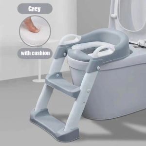 Skjortor 18 år barns potta baby toalettstol med justerbar stege spädbarns toalettträning fällsäte baby potträning säte