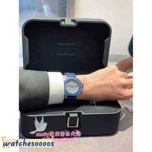 Orologi di lusso per orologio da polso meccanico Panera Stealth Series automatico 42 mm PAM00959 Contatore autentico Spot Waterproof orologi da polso impermeabili