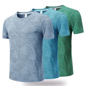 S-2xlmen Loose Fit Quick Dry Sport T-shirt Running Football Basketball Gym Short Sleeve Tee Shirt Breatble Fitness Tops 240415