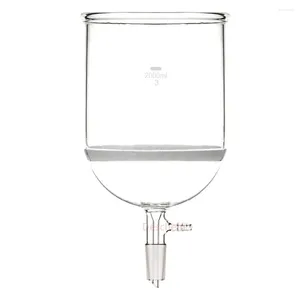 2000ml 24/40 Glass Buchner Funil 2L 3# Funnels de filtro de núcleo Adaptador de vácuo de 10 mm