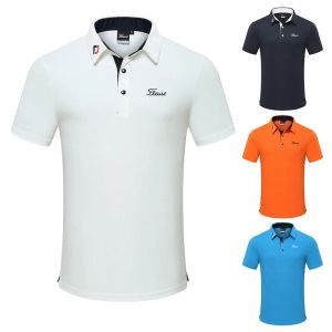 Magliette da golf maschile da golf estate abbigliamento da golf camicia manica corta