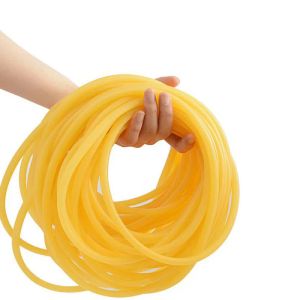 Freccia 30m naturale in latex tubo in gomma elastico fili catapulti della fascia per tubo per campeggio slingshot Accessori catapulti