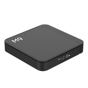 M9 Smart ATV TV Box AmLogic S905Y4 Quad Core 2GB 4GB RAM 16GB 32GB ROM 2.4G/5GHz Dual WiFi Bt Voz Remote 4K