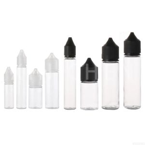 Garrafas 50 PCs garrafa de conta -gotas de plástico vazia Pet Bottle Diy Pen Recipiente 10ml 15ml 30ml 60ml 100ml 120ml