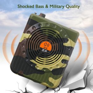 Decoy wiederaufladbare Fernbedienungsverstärker Universal Outdoor Hunting Soundverstärker Jagen Zubehör -Soundgeräte US -Stecker