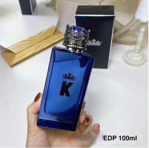 King Crown Parfum Spray Cologne K Perfume 100ml Man Charming Fragrance Men Fragrance Eau De Toilette France Brand Perfumes Long Lasting Smell