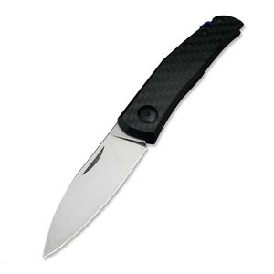 0235 Campingjagd EDC-Taschenmesser G10-eingelegtes Kohlefasergriff Outdoor Tactical Faltmesser