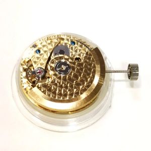 Kits NH36 Automatisk rörelse Självvindande Golden Mechanical Watch Movement 3 Hands Dual Kalender för NH36 Movement Watch Ersätt