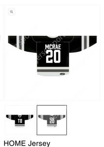 Custom Home T8 McRae 20 хоккейная майка Новый верхний сшитый S-M-L-XL-XXL-3XL-4XL-5XL-6XL