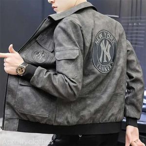 2024 Spring New Style Luxury Designer Mens Jacket Spring и осень Marc New York Fashion Sports Sports Leather Jacket Casual March Jackets M-3XL 739