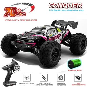 CARS 16101PRO 16102PRO 1:16 70KM/H 4WD RC CAR COM LED CARRO DE CONTROLO REMOTO DE CONTROLE