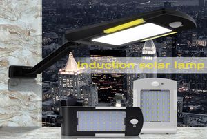 54LEDS 600LM Lâmpada solar à prova d'água Sensor de movimento ajustável Luzes LEDs 3 Modos Jardim solar Luz de parede ao ar livre8786455