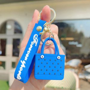 Симпатичный 3D Mini Eva Beach Little Bag Keyring Подарок для детей для детей аксессуары оптовые ключ Tag Llavero con Colgante de Bolsito de Regalo para
