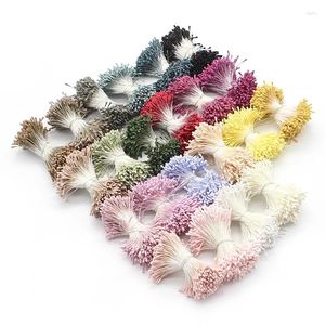 Fiori decorativi mix casuale 900pcs 2mm multi opzioni stame artificiale fatto a mano per la festa di nozze decorazione per la casa accessori fai -da -te