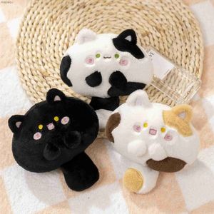 Pluszowe lalki kawaii małe czarne koty pluszowe kreskówki Dollowe 3 kolory Kitty Plushie Torka Bierek Blak klucza