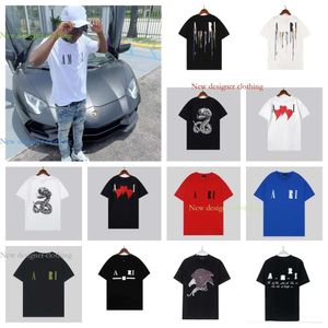 Gömlek moda amirss t shirt üst t pamuk tees bayan erkek baskılı kısa gündelik adam kaliteli tasarımcı kol hip hop sokak kıyafeti tshirts s -shirt op ees gömlekler