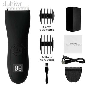 Epilator Embit Hair Pubic Hair Bikini Haugh Hairmer Hairmer Hairmer Hairmer Hairmer Trimmer Beard Grooming Clipper Men Women Epilator LCD D240424