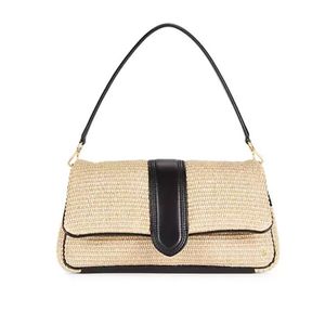 Underarm Hand Bag Weave Straw Bag Raffia Shoulder Bag Designer Bags Denim Crossbody Bags Flap Handbags Purse Magnetic Closure Removable Shoulder Strap Wallet