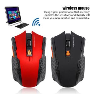 Mäuse 2,4 GHz Wireless Maus einstellbarer Maus 6 Knöpfe Optische Gaming Maus Gamer Mäuse mit USB -Empfänger für Computer -PC