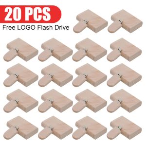 Drives 20pcs/Lot USB 2.0 Флэш -накопитель водонепроницаемый ручка 64 ГБ 128 ГБ USB Stick 32 ГБ 16 ГБ USB Memory Stick Pendrive настраивает бесплатный логотип