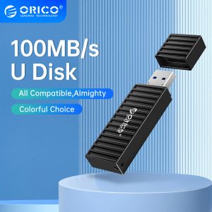 Laufwerke ORICO USB 3.2 USB -Flash -Laufwerke 32 GB 64 GB 128 GB 256 GB Stick Memory Stick Metal U -Scheibe -Containerform Design für typec USB a