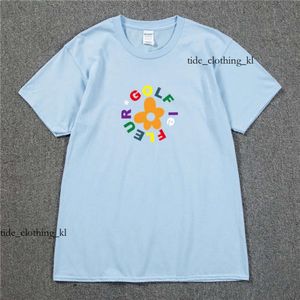 Designer T-Shirt Golf Le Fluler Blumen Abstimmung Igor Tyler der Schöpfer Skate T-Shirt Cotton Männer lässig T-Shirt Swag T-Shirt Männer Hip Hop 917