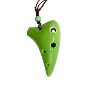 Instrument Alto C 6 Holes Ceramic Ocarina Submarine Style Musical Instrument Ocarinas