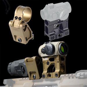 アクセサリー戦術ユニット高速FTC光スコープマウントT01 T02 RED DOT SIGHT AIM G33 G43拡大器折りたたみ式ライフルスコープマウント