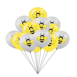 12 Inch Cartoon Bee Latex Balloons for Gender Reveal Party Atmosphere Supplies What will It Be Decorations308i